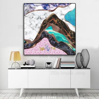 Tải file gốc File tranh hiện đại pha lê gương HD21381 (in bạt) quảng cáo