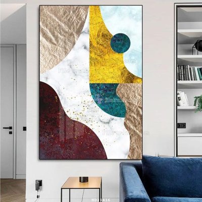 Ảnh gốc file in lụa File tranh hiện đại pha lê gương HD21416 chi tiết