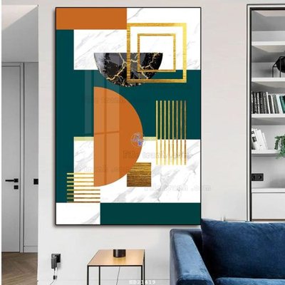 Tải file File tranh hiện đại pha lê gương HD21419 (gốc) chủ đề phong thủy