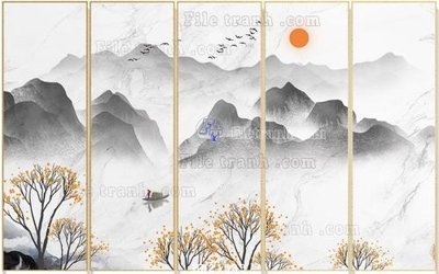 File gốc File tranh hiện đại pha lê gương HD21533 (chuẩn màu) cho in offset