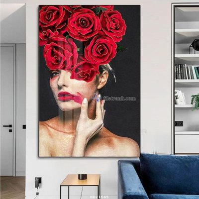 File ảnh File tranh hiện đại pha lê gương HD21545 (gốc) in decal dán tường