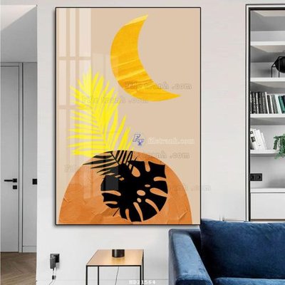 Tải file gốc in lụa File tranh hiện đại pha lê gương HD21564 siêu nét