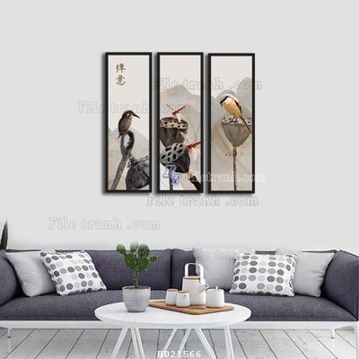 Download file gốc File tranh hiện đại pha lê gương HD21566 (in lụa) tranh 3D