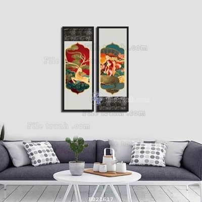 Tải về hình ảnh gốc File tranh hiện đại pha lê gương HD21617 sắc nét