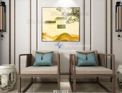 File ảnh File tranh hiện đại pha lê gương HD21653 (gốc) in PP, decal