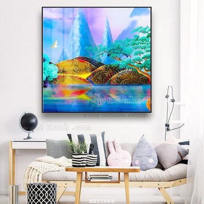 File tranh File tranh hiện đại pha lê gương HD21668 (ảnh gốc) chi tiết rõ ràng