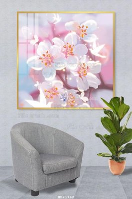 File tranh File tranh hiện đại pha lê gương HD21742 (file gốc) chuẩn màu in