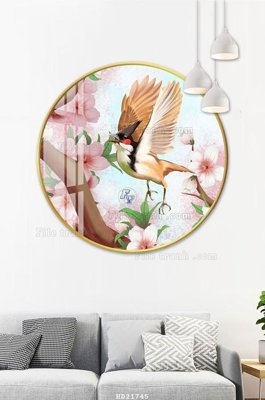 File in trần File tranh hiện đại pha lê gương HD21745 (bản gốc) trời sao