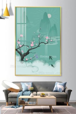 File in ấn File tranh hiện đại pha lê gương HD21769 (bản gốc) từ file gốc