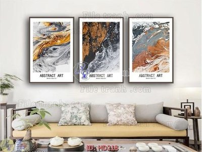 File ảnh File tranh hiện đại HD218 (gốc) in standee