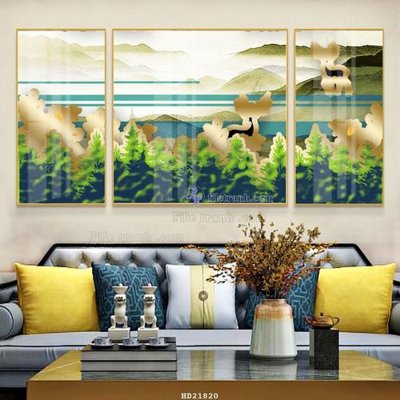 File tranh File tranh hiện đại pha lê gương HD21820 (bản gốc) in canvas