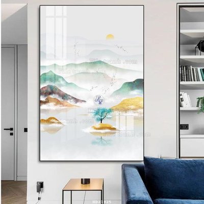 File gốc File tranh hiện đại pha lê gương HD21925 (in tráng gương) ốp tường