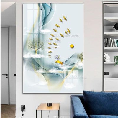 File tranh quảng cáo File tranh hiện đại pha lê gương HD21969 (file gốc) chuyên nghiệp