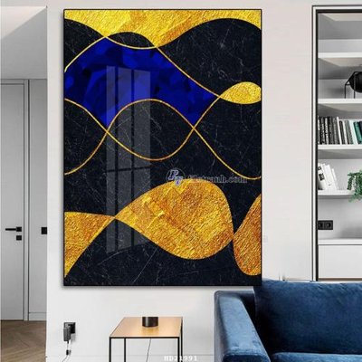 File gốc File tranh hiện đại pha lê gương HD21991 (in 3D) cho trang trí