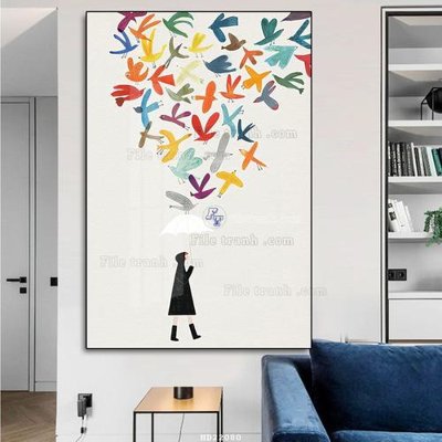 Tệp tin gốc File tranh hiện đại pha lê gương HD22080 (dùng cho in) File tranh hiện đại pha lê gương HD22080