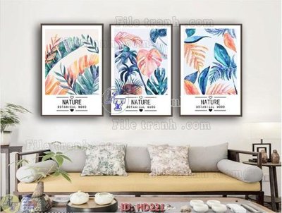 File gốc File tranh hiện đại HD221 (in tráng gương) nghệ thuật