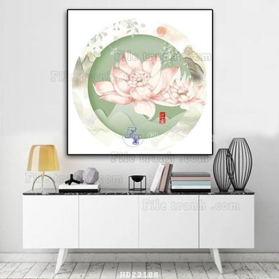 File ảnh File tranh hiện đại pha lê gương HD22188 (gốc) in standee
