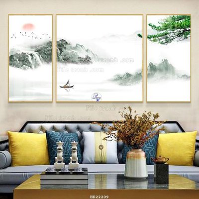 File tranh File tranh hiện đại pha lê gương HD22209 (gốc) chủ đề thiên nhiên