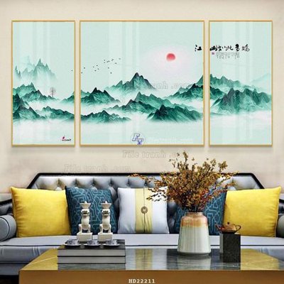 Hình ảnh file gốc in lụa File tranh hiện đại pha lê gương HD22211