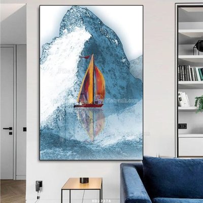 File gốc File tranh hiện đại pha lê gương HD22374 (trang trí) phòng làm việc