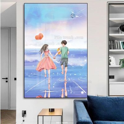 File gốc File tranh hiện đại pha lê gương HD22455 (chủ đề hiện đại) trang trí