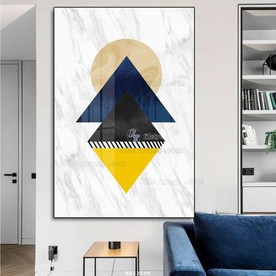 Tải file gốc in lụa File tranh hiện đại pha lê gương HD22505 siêu nét