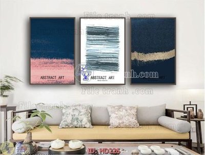 File gốc File tranh hiện đại HD226 (cho in 3D) độc đáo