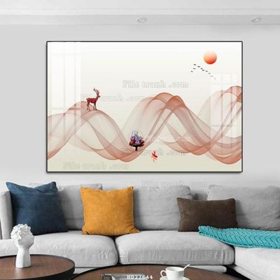 Tải file File tranh hiện đại pha lê gương HD22644 (gốc) chủ đề tôn giáo