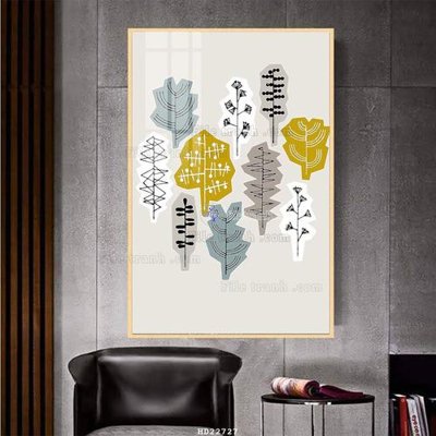 File gốc File tranh hiện đại pha lê gương HD22727 (in tráng gương) hiện đại