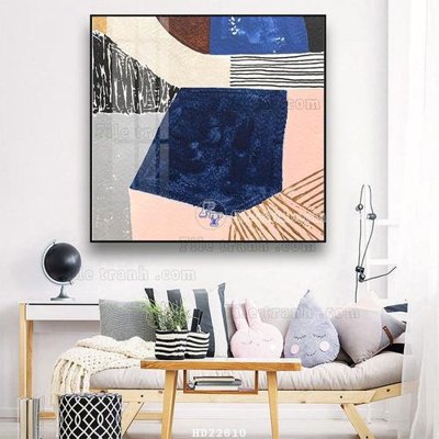 File in trần File tranh hiện đại pha lê gương HD22810 (bản gốc) hoa văn