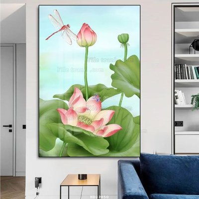 File tranh ảnh gốc File tranh hiện đại pha lê gương HD22850 dùng cho in khổ lớn