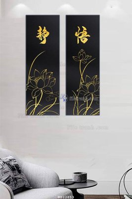 File PSD File tranh hiện đại pha lê gương HD22853 (chất lượng in ấn)