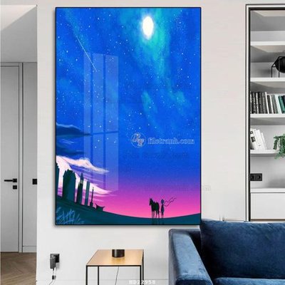 File gốc File tranh hiện đại pha lê gương HD22958 (in ấn) không giới hạn