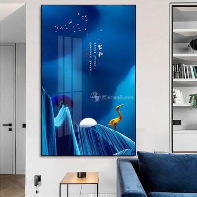 File in mica File tranh hiện đại pha lê gương HD22977 (bản gốc) sắc sảo