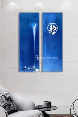 Hình ảnh file gốc File tranh hiện đại pha lê gương HD23024 cho in UV