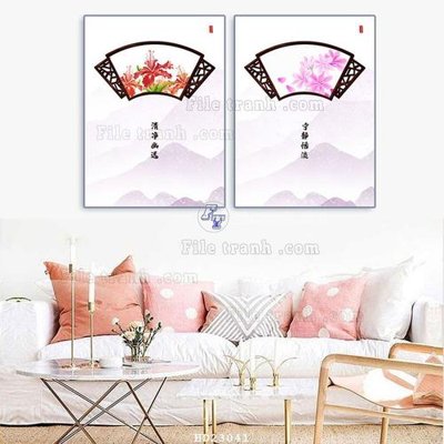 File gốc File tranh hiện đại pha lê gương HD23041 (in tráng gương) hiện đại