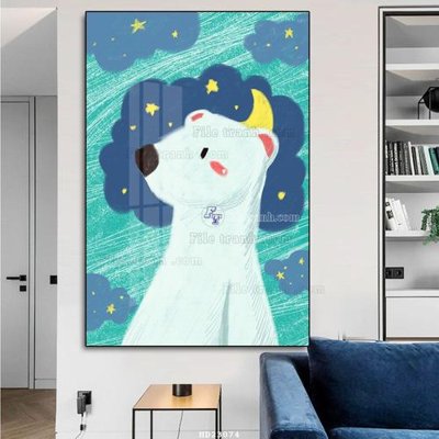 File gốc File tranh hiện đại pha lê gương HD23074 (in mica) cắt laser