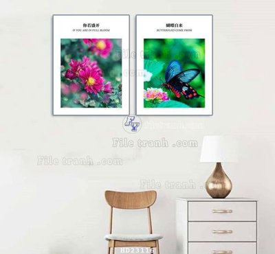 File PSD File tranh hiện đại pha lê gương HD23116 (gốc) tách lớp chi tiết