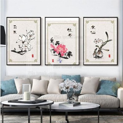 File tranh in trần 3D File tranh hiện đại pha lê gương HD23128 (ảnh gốc)