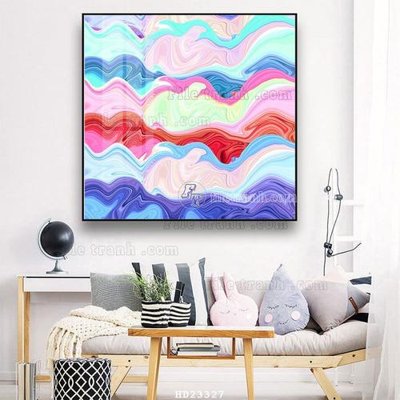 File gốc File bộ tranh treo hiện đại HD23327 (in lụa) họa tiết 3D