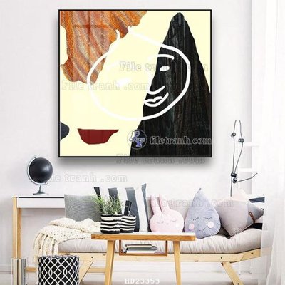 File tranh File bộ tranh treo hiện đại HD23353 (ảnh gốc) cho in ấn kỹ thuật số