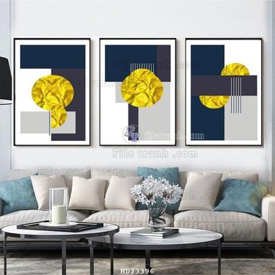 File gốc File bộ tranh treo hiện đại HD23396 (PNG) nền trong suốt