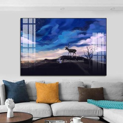 File in trần File bộ tranh treo hiện đại HD23462 (bản gốc 3D) sống động