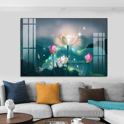 Hình ảnh file gốc in trần nhà File bộ tranh treo hiện đại HD23472