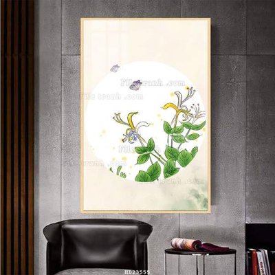 File gốc File bộ tranh treo hiện đại HD23555 (in lụa) trang trí tường