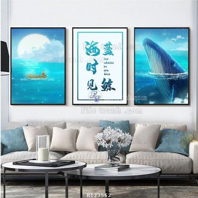 File gốc File bộ tranh treo hiện đại HD23562 (PNG) nền trong suốt