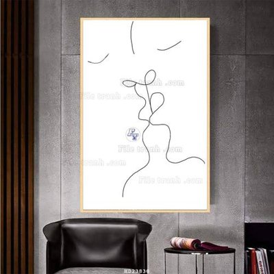 File gốc File bộ tranh treo hiện đại HD23830 (ảnh rõ nét) để in