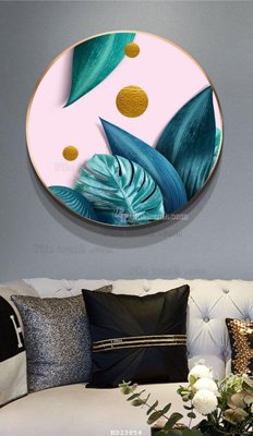 File tranh in trần 3D File bộ tranh treo hiện đại HD23854 (ảnh gốc)