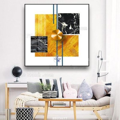 File tranh File bộ tranh treo hiện đại HD23877 (gốc) chủ đề trừu tượng