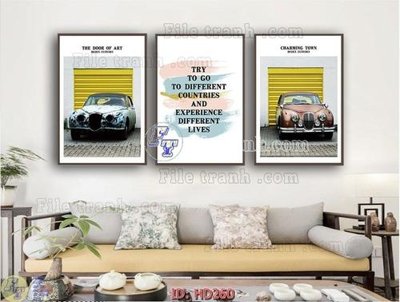 File in ấn chuyên nghiệp File tranh hiện đại HD260 (file gốc)